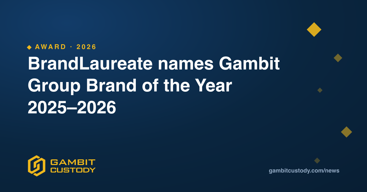 BrandLaureate names Gambit Group Brand of the Year 2025–2026